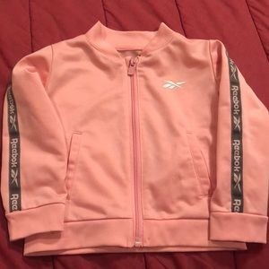 Reebok 24M Girls Zip Front Pink Jacket